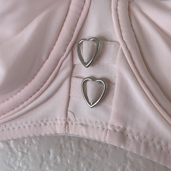 NWT 2 Steve Madden Pink Satin Bras with Adjustable Straps 38C - Picture 4 of 12